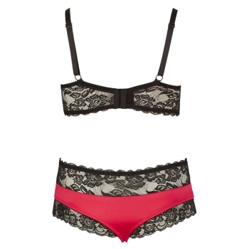 Bra Set black/red 2XL