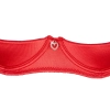 Shelf Bra Set red 75B/S