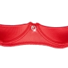 Shelf Bra Set red 75B/S