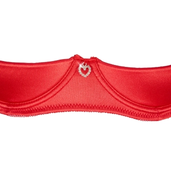 Shelf Bra Set red 75B/S