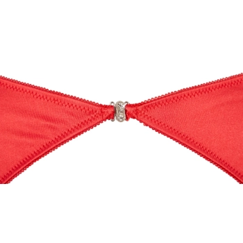 Shelf Bra Set red 75B/S