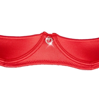 Shelf Bra Set red 75B/S