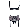 Shelf Bra Suspender Set 80B/M