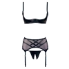 Shelf Bra Suspender Set 80C/L