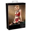 Shelf Bra Set red 75B/S