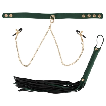 BK Collar, Clips and Flogger