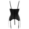 Koszulka do podwieszania Cottelli LINGERIE z otwartym krokiem L