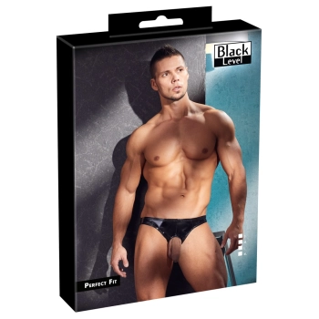 Vinyl Mens Briefs Showmast. L