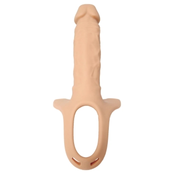 Proteza strap-on pusta przedłużająca penisa 24cm