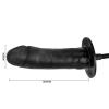 Dildo pompowane realistyczny penis czarny 16cm