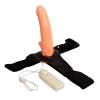 Realistyczny penis strapon wibrator z pasami 20cm