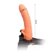 Realistyczny penis strapon wibrator z pasami 20cm