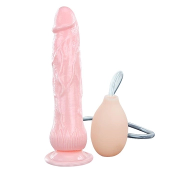 Dildo z wytryskiem super realistyczny penisa 19cm