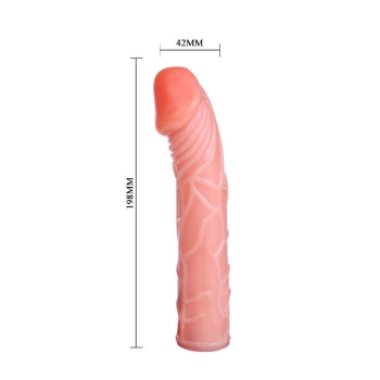 Realistyczne dildo penis członek do strap-on 19cm