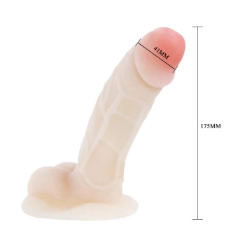 Naturalny realistyczny wibrator penis pilot 18cm