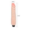 Wibrator penis naturalny z żyłkami elastyczny 25cm