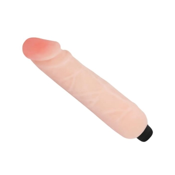 Wibrator penis naturalny z żyłkami elastyczny 25cm