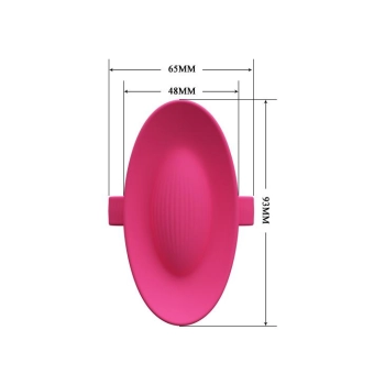 Kompaktowy masażer łechtaczki na palece 9cm 10tryb