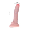 Elastyczny wyginany penis dildo z kręgosłupem 28cm