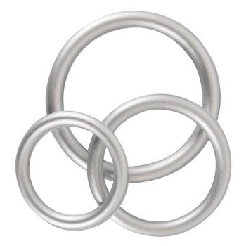 Metallic Silicone Cock ring se