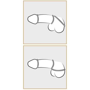 Metallic Silicone Cock ring se