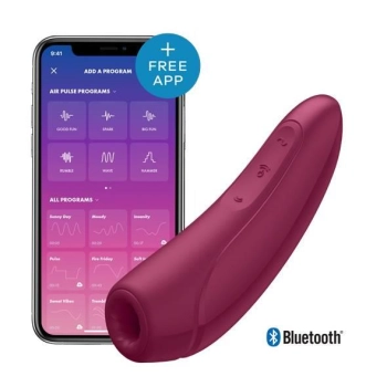 Wibrujący masażer powietrzny satisfyer curvy 1+