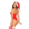 Bielizna-Kissmas body czerwone  S/M