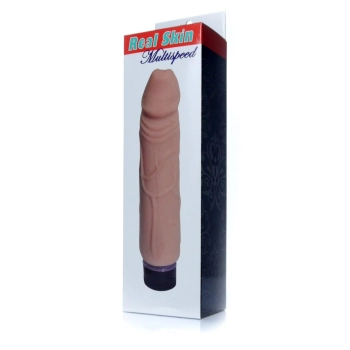 Wibrator z cyberskóry naturalny członek penis 22cm