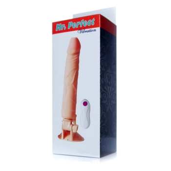 Dildo z przyssawką pilotem penis realistyczny 24cm