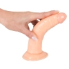 Zakrzywione dildo żylaste penis z przyssawką 18cm