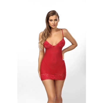 Bielizna - Vanessa XXL/XXXL (czerwona halka/red chemise)