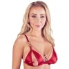 Bra and Suspender Set Red S