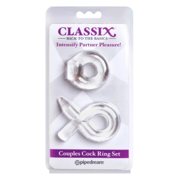 C Couples Cock Ring Set Clear