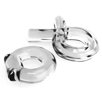 C Couples Cock Ring Set Clear