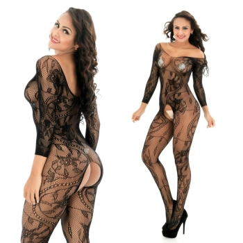 Body Pleasure - Sexy Lingerie Set - M/L - black TL139