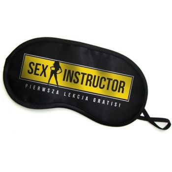 Maska- Opaska na oczy "SEX INSTRUCTOR