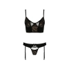 Bielizna-LARA SET black L/XL - Casmir