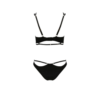 Bielizna-VICTORIA BIKINI black L/XL - Casmir