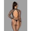 Bodystocking wycięte w kroku siateczka n121 s/m/l