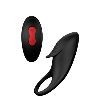 RINGS OF LOVE REMOTE COCKRING BLACK