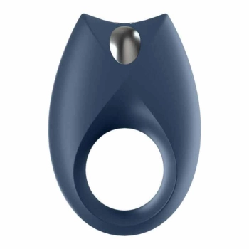 Pierścień wibrujący Satisfyer Royal One niebieski z stymulacją łechtaczki