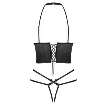 Sex komplet półgorset stringi choker delishya s/m