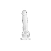 Silikonowe giętkie dildo przyssawka miękkie 13,5cm