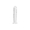 Dildo jak penis przyssawka przezroczyste sex 16cm