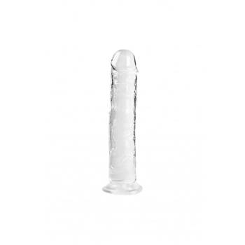 Dildo jak penis przyssawka przezroczyste sex 16cm