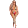 ROY G. BIV 2PC BODYSTOCKING PLUS SIZE