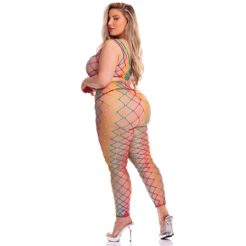 ROY G. BIV 2PC BODYSTOCKING PLUS SIZE