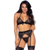 Bra top, Garterbelt & G-string