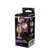 Korek analny Gleaming Love aluminiowy różowe złoto medium 3,4 cm