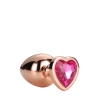 GLEAMING LOVE ROSE GOLD PLUG LARGE